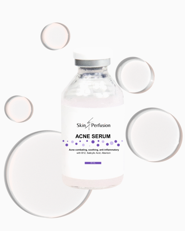 Acne serum with salicylic acid for microneedling and home use