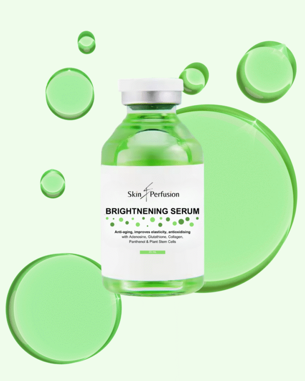 Brightening and repairing serum with stem cells for microneedling and home use